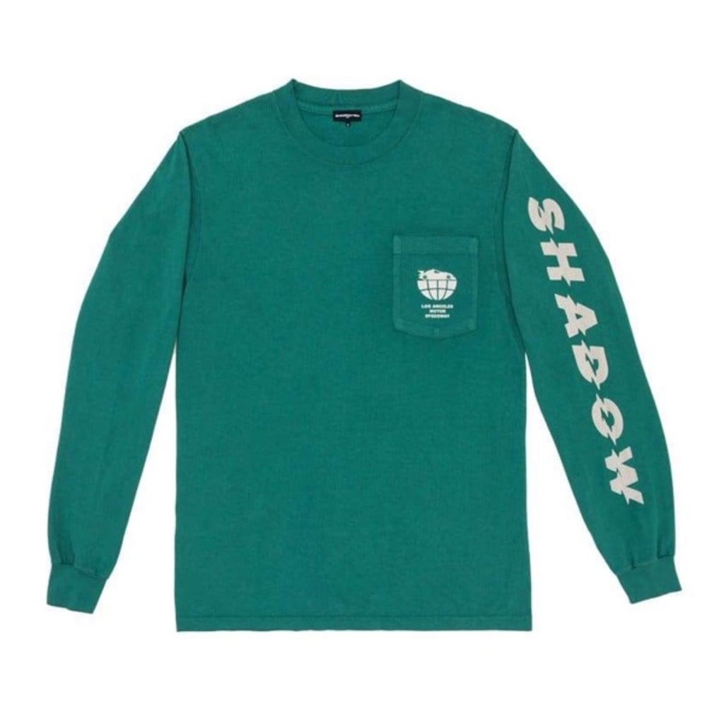 SHADOW HILL size small long sleeve teal tee